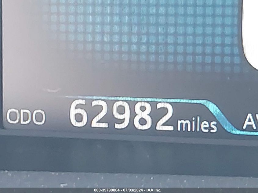 2019 Toyota Prius Le VIN: JTDKARFU3K3082411 Lot: 39799804