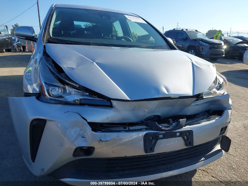 2019 Toyota Prius Le VIN: JTDKARFU3K3082411 Lot: 39799804