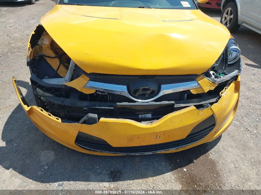 2012 Hyundai Veloster Base W/Black VIN: KMHTC6AD3CU078662 Lot: 39799821