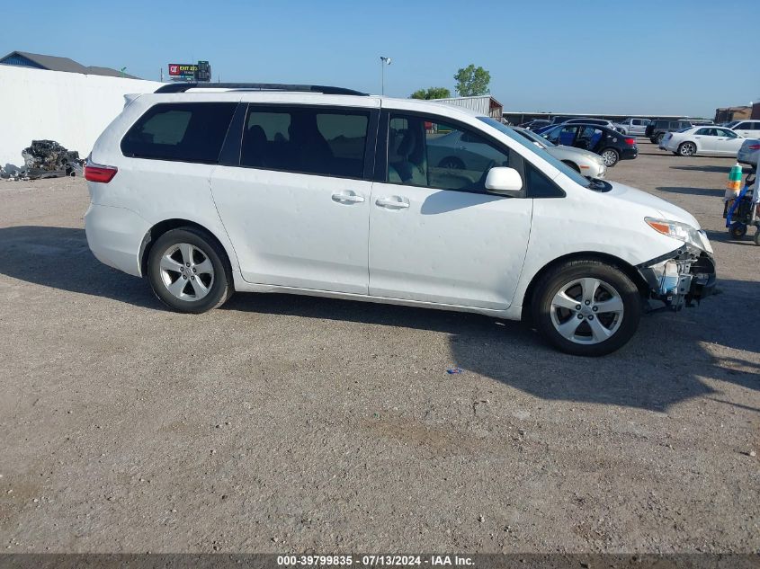 2015 Toyota Sienna Le 8 Passenger VIN: 5TDKK3DC0FS563922 Lot: 39799835