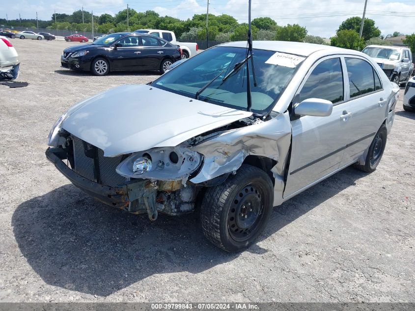 2005 Toyota Corolla Ce VIN: JTDBR32EX50054793 Lot: 39799843
