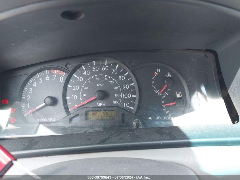 2005 Toyota Corolla Ce VIN: JTDBR32EX50054793 Lot: 39799843