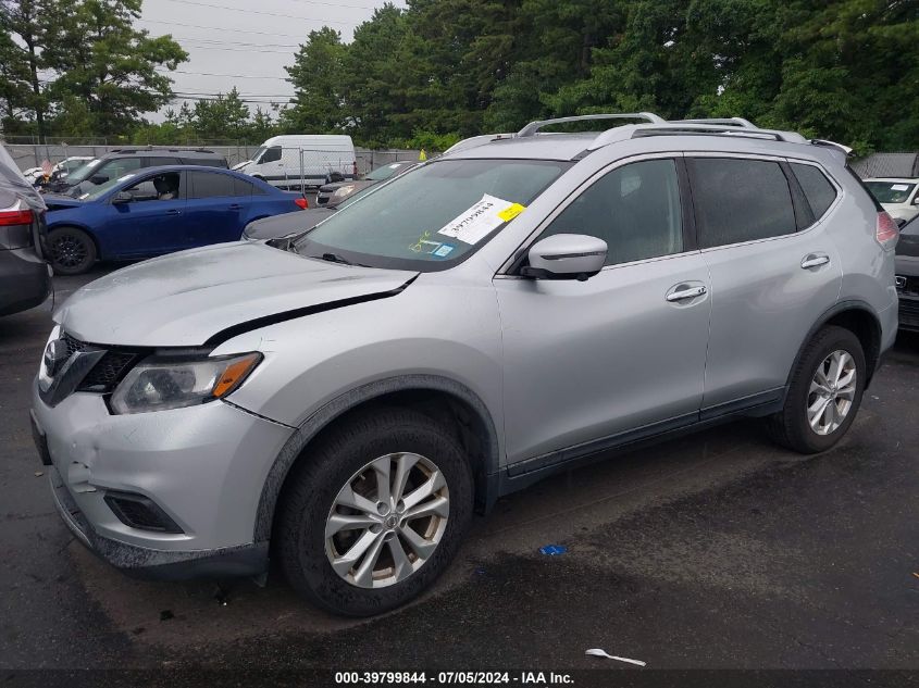 KNMAT2MV2GP624591 2016 NISSAN ROGUE - Image 2