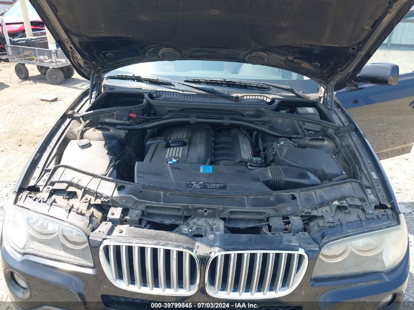 2009 BMW X3 xDrive30I VIN: WBXPC93459WJ29888 Lot: 39799845