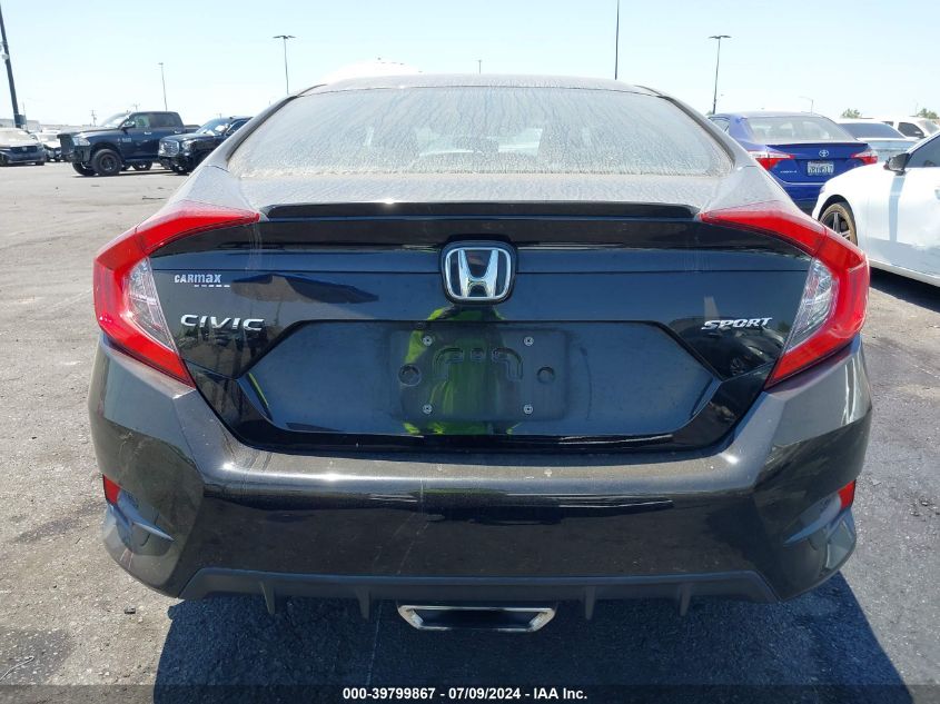 2019 Honda Civic Sport VIN: 2HGFC2F86KH529589 Lot: 39799867