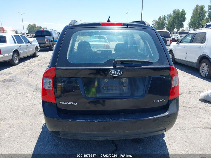 2008 Kia Rondo Lx V6 VIN: KNAFG526987136373 Lot: 39799871