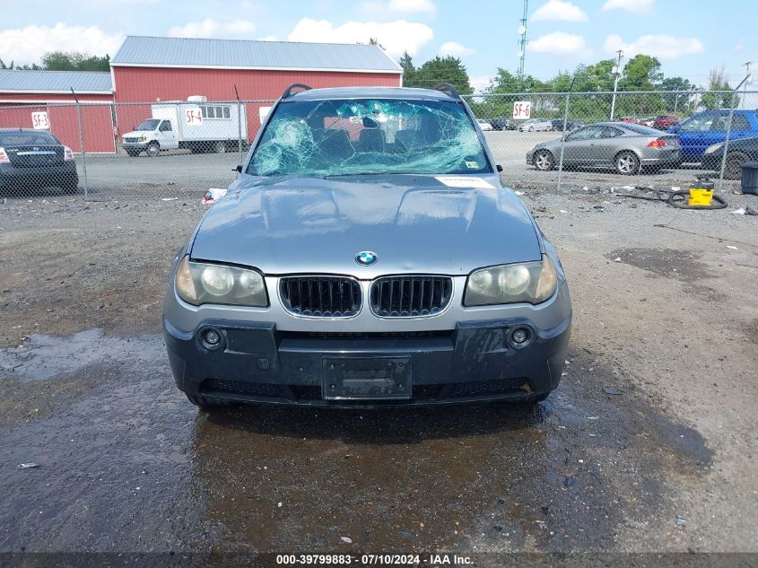 2004 BMW X3 2.5I VIN: WBXPA73434WC44124 Lot: 39799883