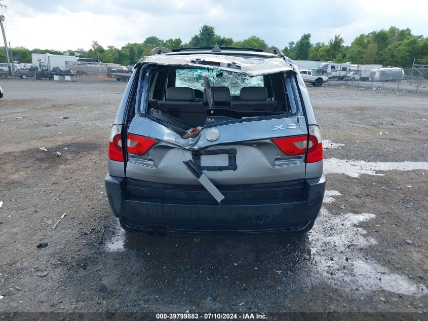 2004 BMW X3 2.5I VIN: WBXPA73434WC44124 Lot: 39799883