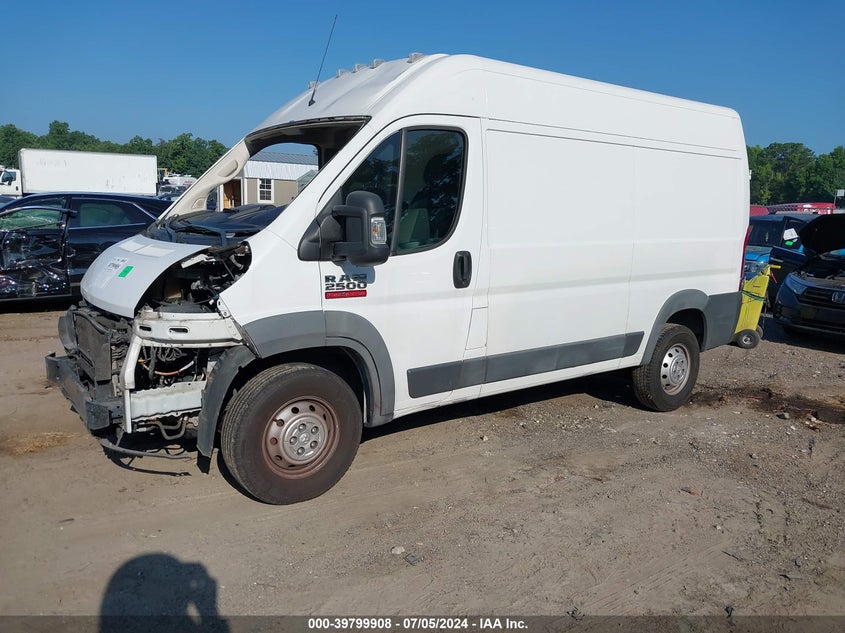 2018 Ram Promaster 2500 High Roof 136 Wb VIN: 3C6TRVCG4JE138679 Lot: 39799908