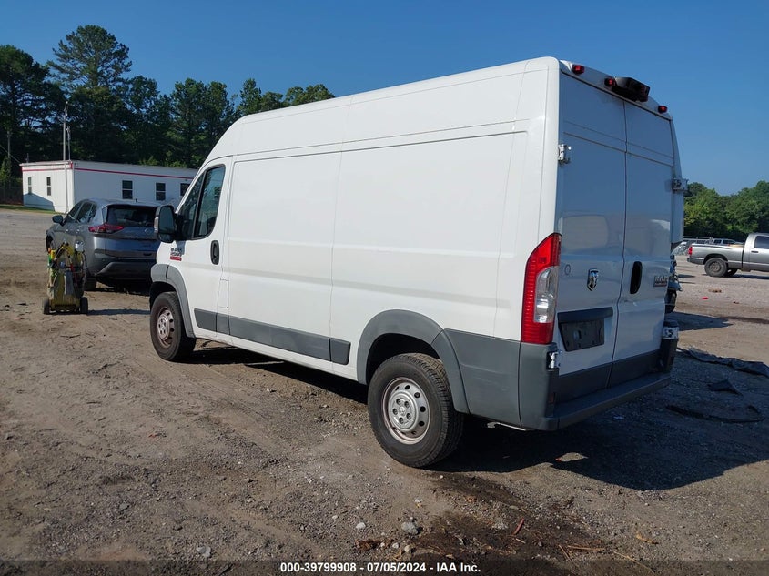 2018 Ram Promaster 2500 High Roof 136 Wb VIN: 3C6TRVCG4JE138679 Lot: 39799908