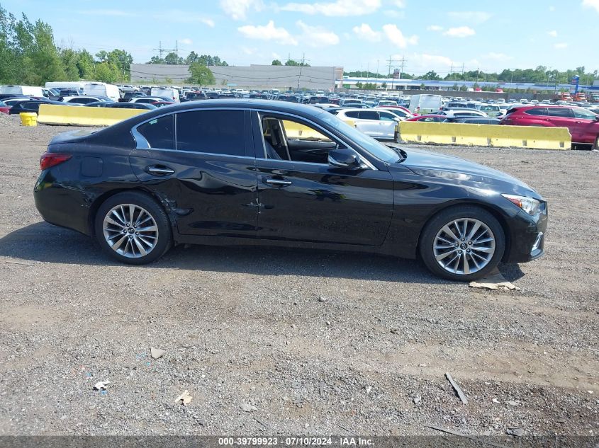 2018 Infiniti Q50 3.0T Luxe VIN: JN1EV7AR6JM441027 Lot: 39799923