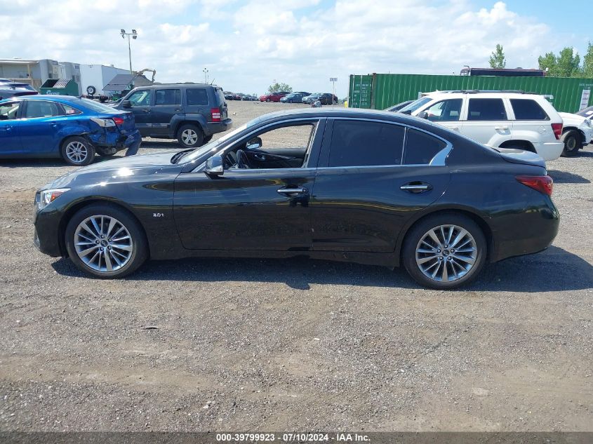 2018 Infiniti Q50 3.0T Luxe VIN: JN1EV7AR6JM441027 Lot: 39799923