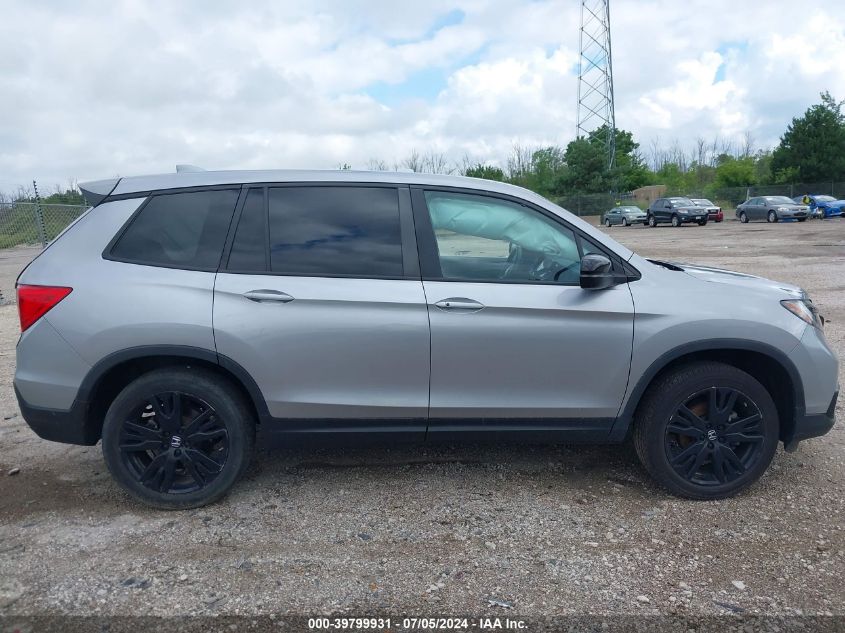 2021 Honda Passport Awd Sport VIN: 5FNYF8H29MB004013 Lot: 39799931