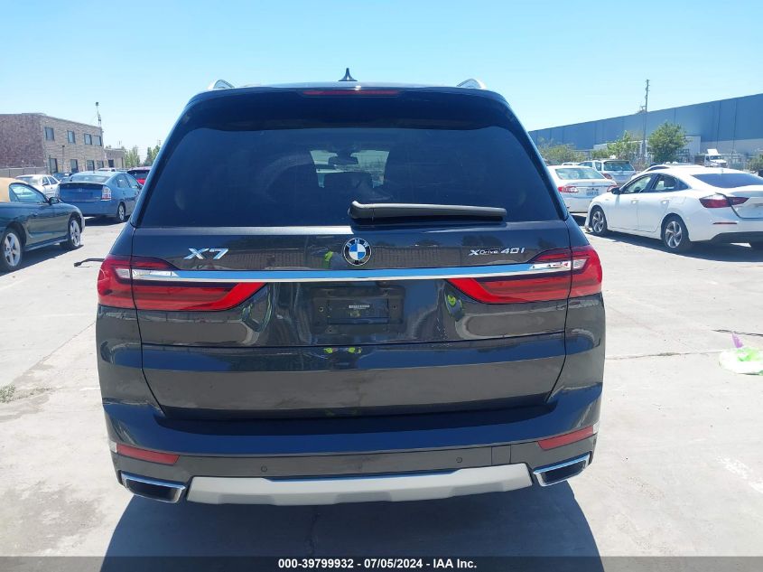 2021 BMW X7 xDrive40I VIN: 5UXCW2C05M9E28720 Lot: 39799932