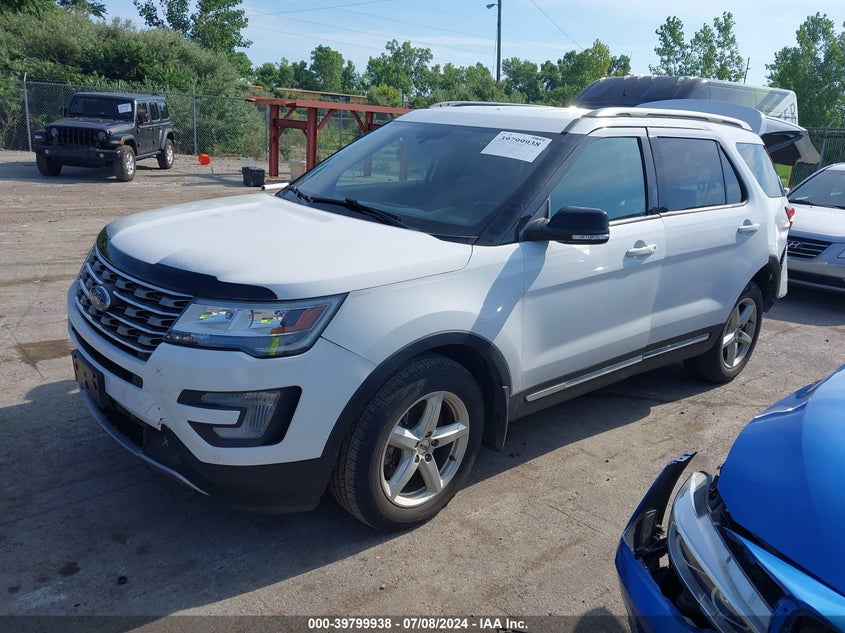 VIN 1FM5K8D82HGD52493 2017 FORD EXPLORER XLT