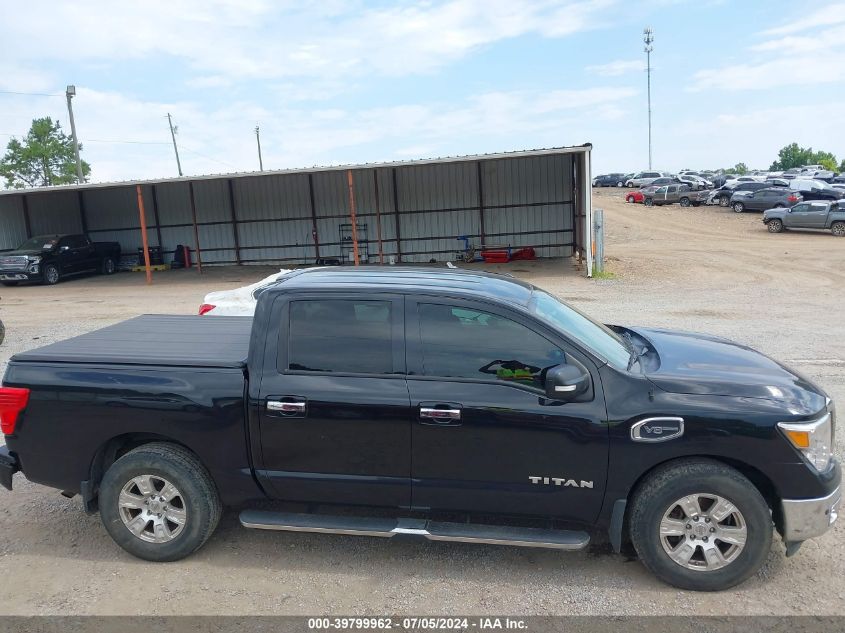 2017 Nissan Titan Sv VIN: 1N6AA1E61HN517050 Lot: 39799962