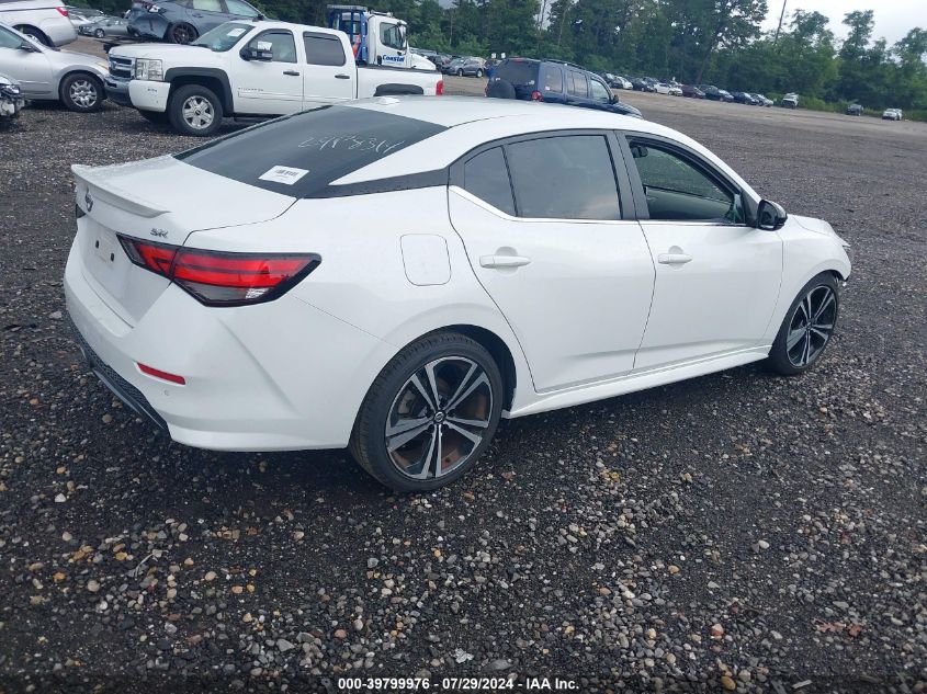 2020 Nissan Sentra Sr Xtronic Cvt VIN: 3N1AB8DV3LY283204 Lot: 39799976