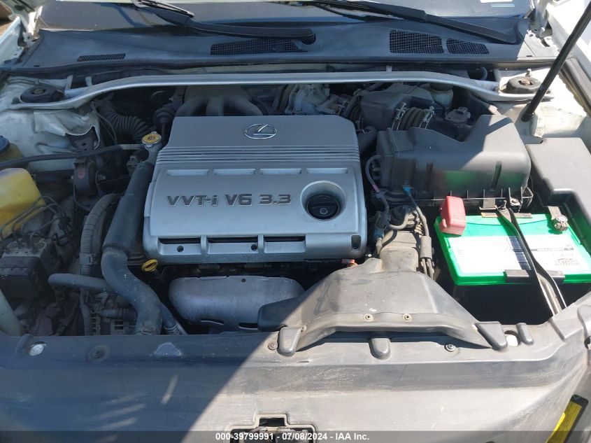 2005 Lexus Es 330 VIN: JTHBA30G855134395 Lot: 39799991