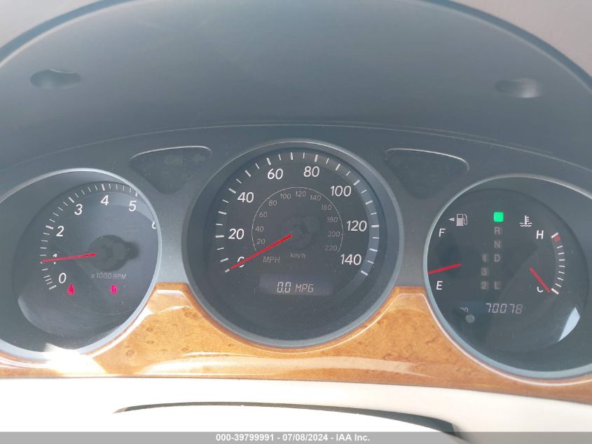 2005 Lexus Es 330 VIN: JTHBA30G855134395 Lot: 39799991