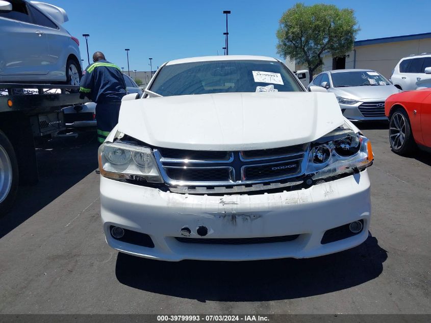 2011 Dodge Avenger Lux VIN: 1B3BD2FG6BN524418 Lot: 39799993