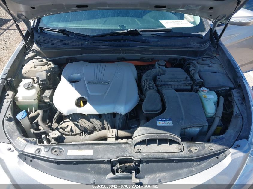 2013 Hyundai Sonata Hybrid Limited VIN: KMHEC4A47DA100050 Lot: 39800042