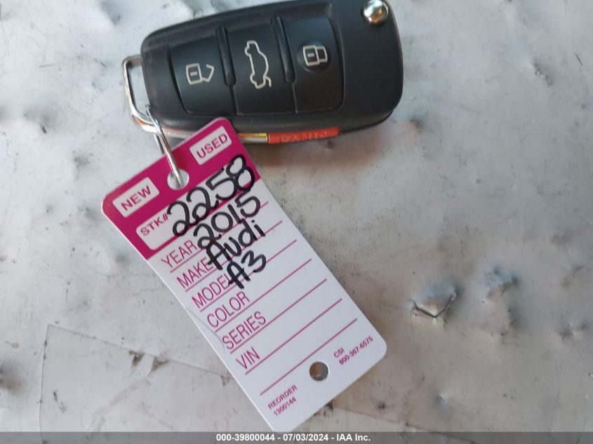 2015 AUDI A3 2.0 TDI PREMIUM - WAUCJGFF9F1046683