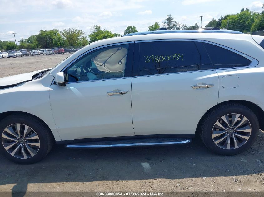 2016 Acura Mdx Technology Acurawatch Plus Packages/Technology Package VIN: 5FRYD4H4XGB042370 Lot: 39800054