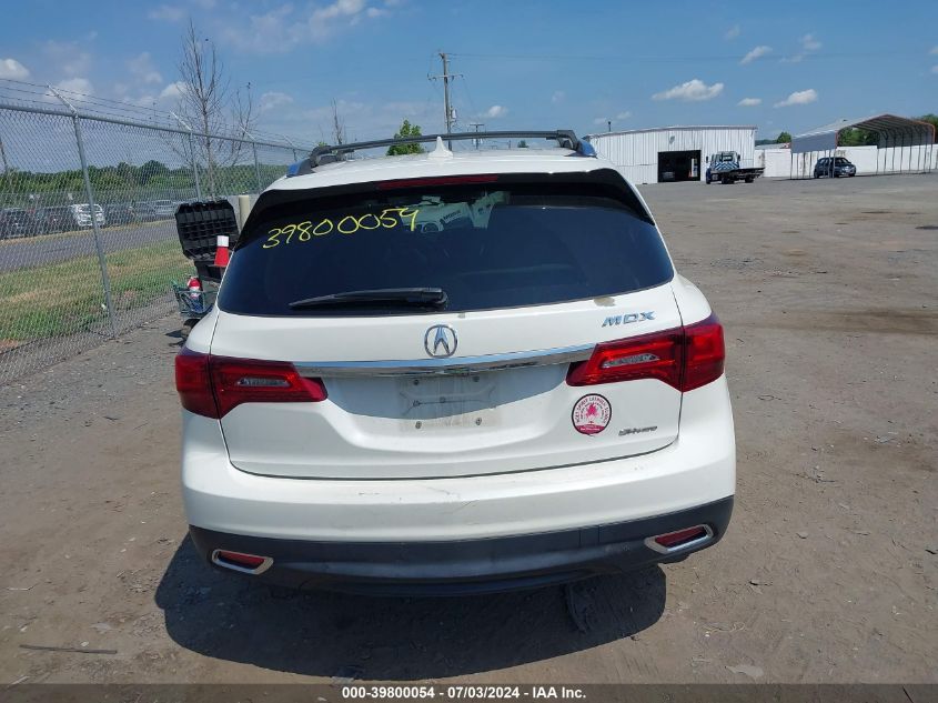 2016 Acura Mdx Technology Acurawatch Plus Packages/Technology Package VIN: 5FRYD4H4XGB042370 Lot: 39800054