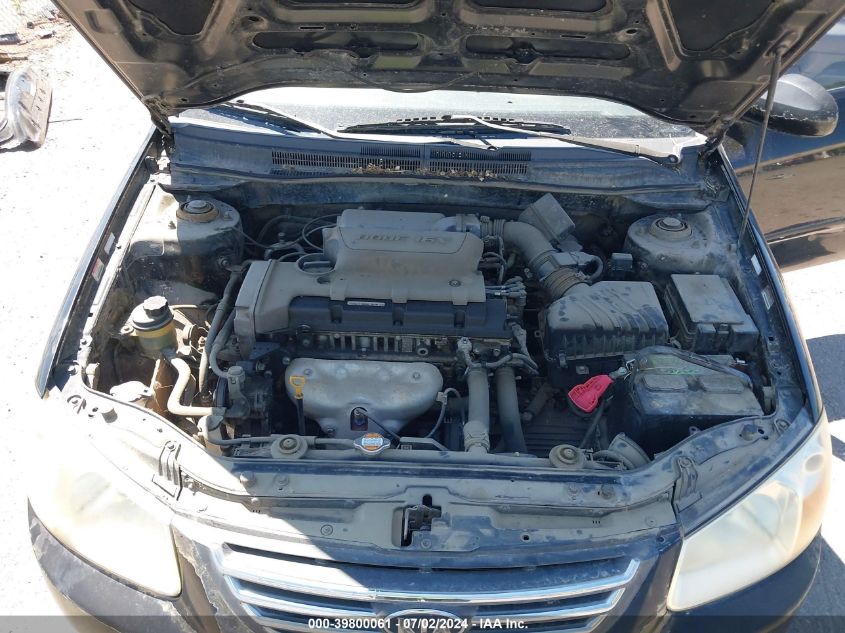 2008 Kia Spectra Ex VIN: KNAFE121985504999 Lot: 39800061