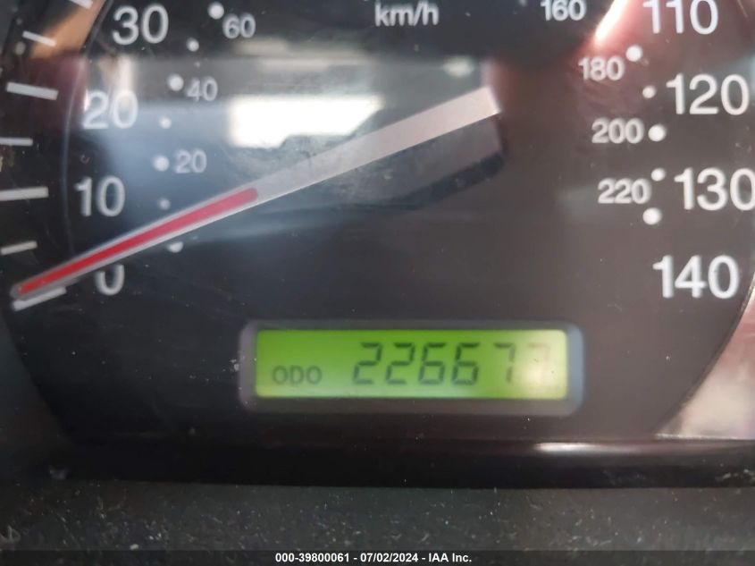 2008 Kia Spectra Ex VIN: KNAFE121985504999 Lot: 39800061