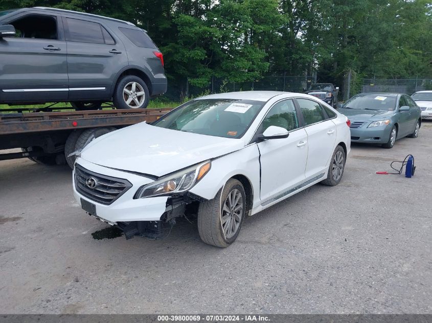 5NPE34AF1FH081769 2015 HYUNDAI SONATA - Image 2