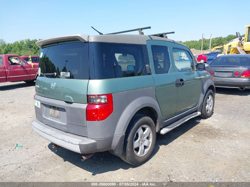 2003 Honda Element Ex VIN: 5J6YH28693L030918 Lot: 39800090