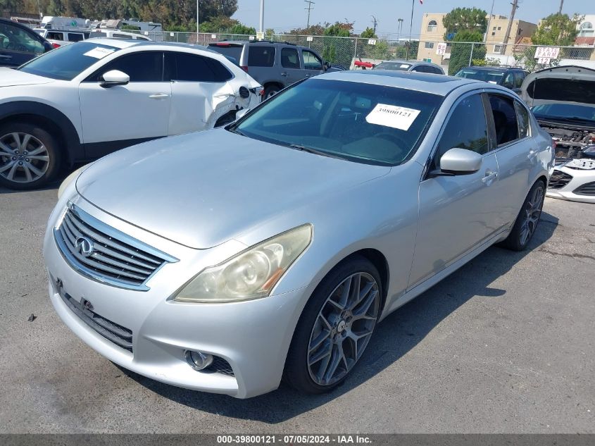 2010 Infiniti G37 Journey VIN: JN1CV6AP3AM407529 Lot: 39800121