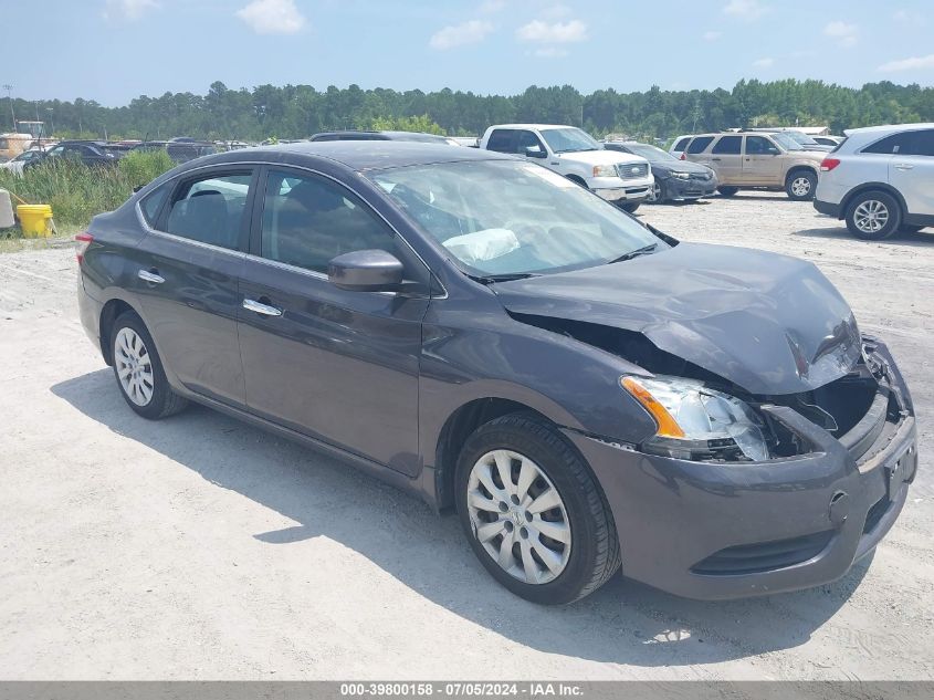 2014 Nissan Sentra Sv VIN: 3N1AB7AP8EY323246 Lot: 39800158