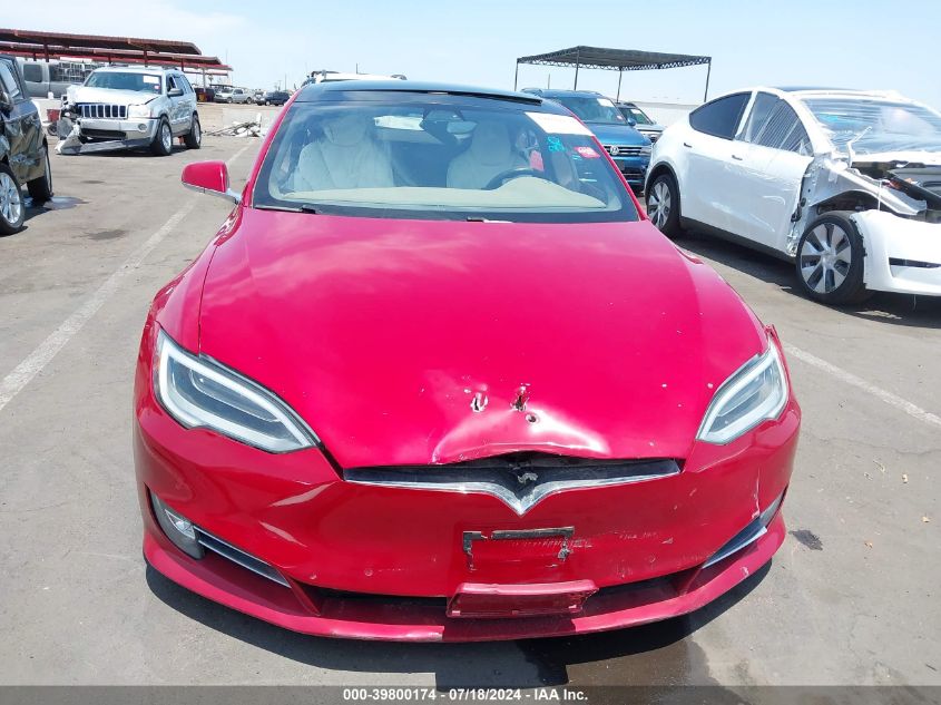 2018 Tesla Model S 100D/75D/P100D VIN: 5YJSA1E27JF293131 Lot: 39800174