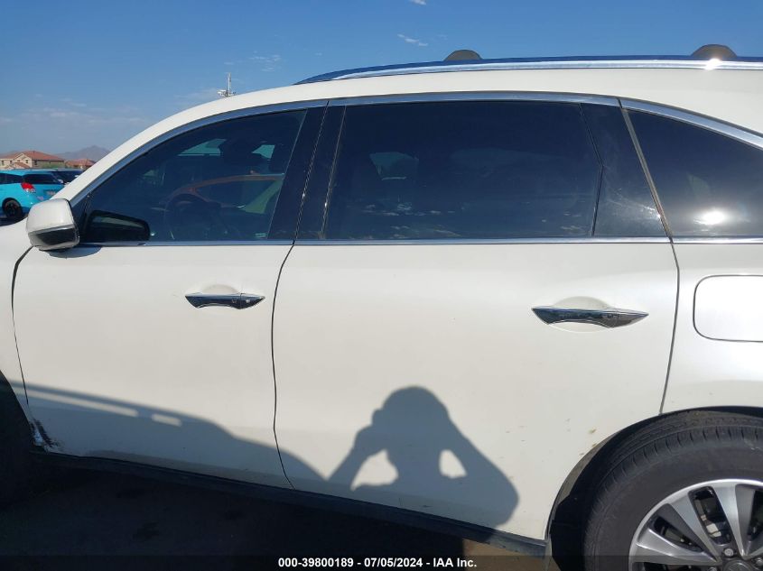 2016 Acura Mdx Technology Acurawatch Plus Packages/Technology Package VIN: 5FRYD4H42GB019780 Lot: 39800189