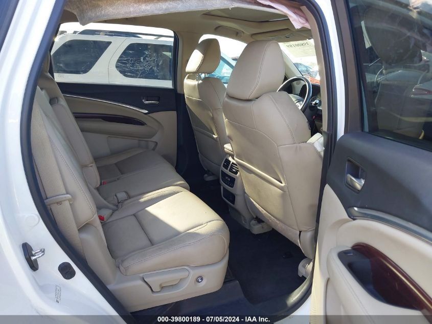 2016 Acura Mdx Technology Acurawatch Plus Packages/Technology Package VIN: 5FRYD4H42GB019780 Lot: 39800189