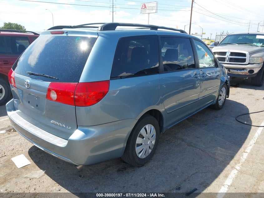5TDZK23C89S246520 2009 TOYOTA SIENNA photo no. 4
