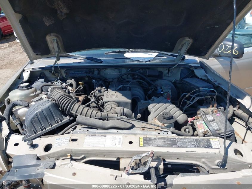 2002 Ford Ranger Xl/Xlt VIN: 1FTYR10D32PA06290 Lot: 39800226