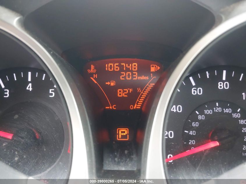 2012 Nissan Juke Sl VIN: JN8AF5MV9CT105844 Lot: 39800265