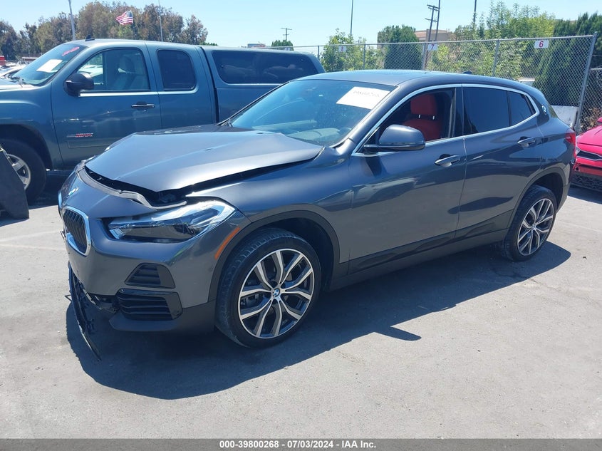 2022 BMW X2 Sdrive28I VIN: WBXYH9C09N5T44841 Lot: 39800268