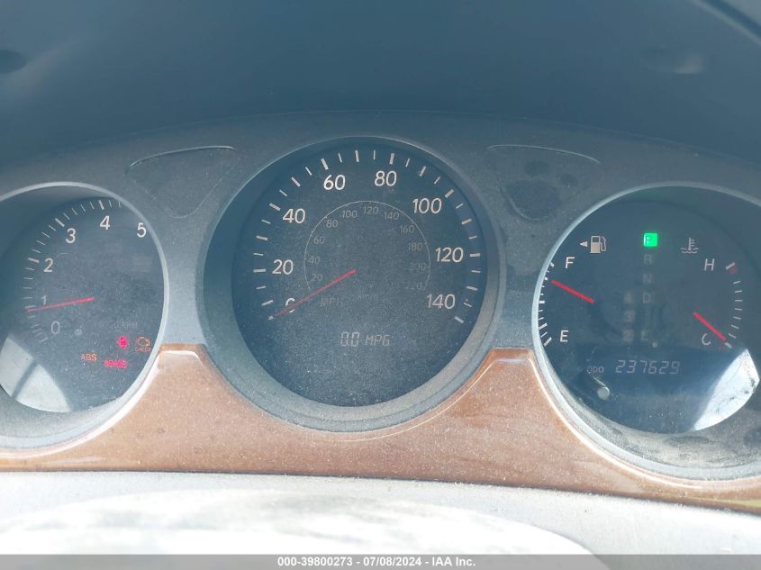 2005 Lexus Es 330 VIN: JTHBA30G355101420 Lot: 39800273