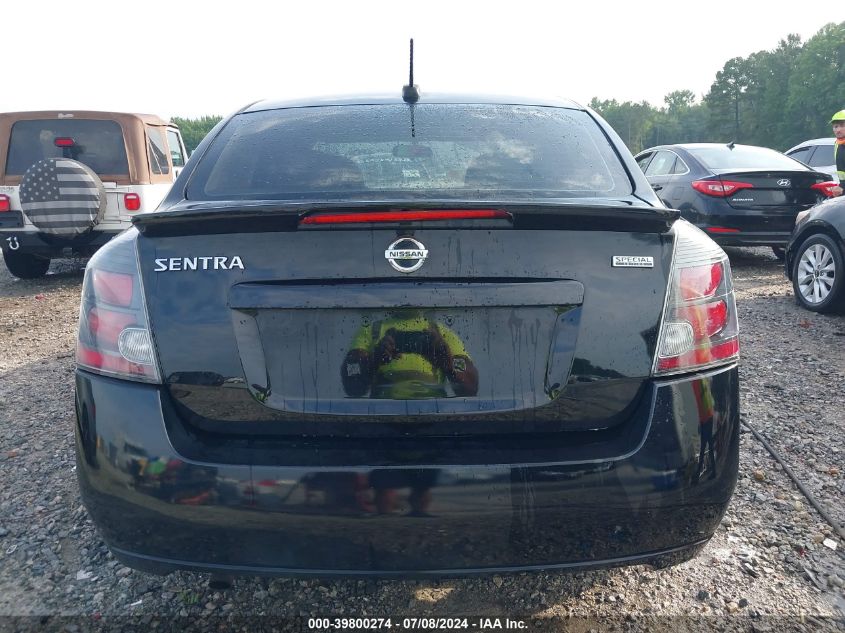 2011 Nissan Sentra 2.0Sr VIN: 3N1AB6AP6BL720814 Lot: 39800274
