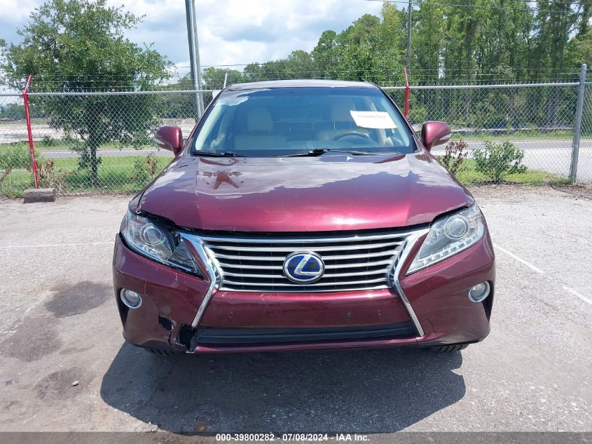 2013 Lexus Rx 450H VIN: JTJZB1BA6D2008995 Lot: 39800282