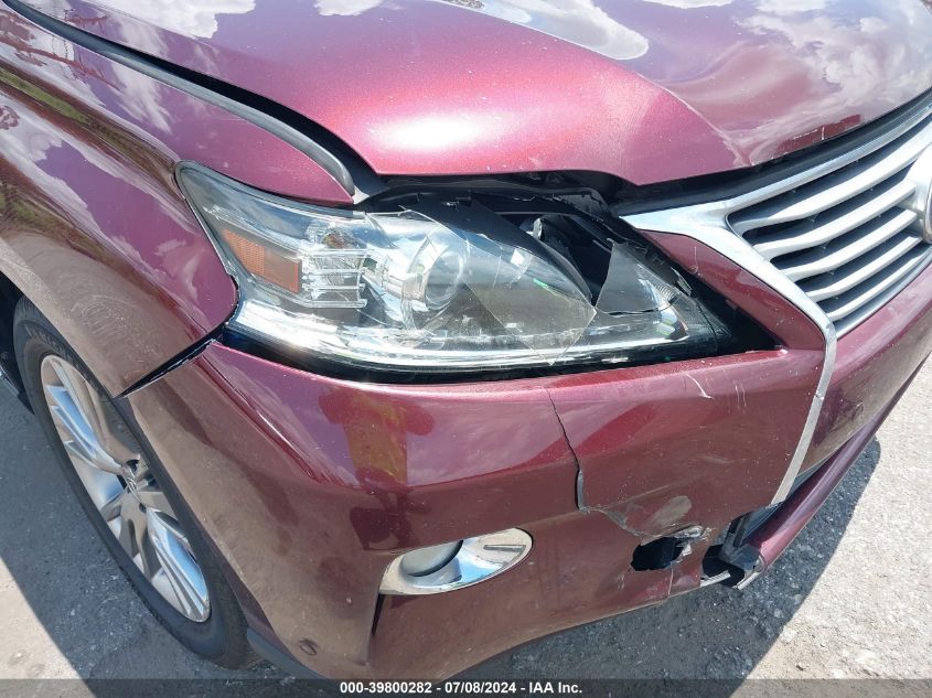 2013 Lexus Rx 450H VIN: JTJZB1BA6D2008995 Lot: 39800282