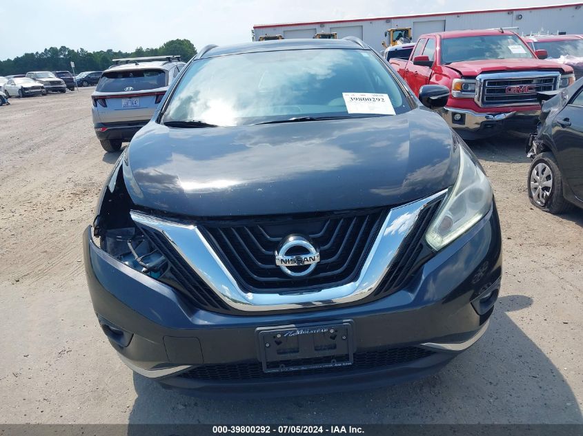 2015 Nissan Murano Sv VIN: 5N1AZ2MH3FN212193 Lot: 39800292