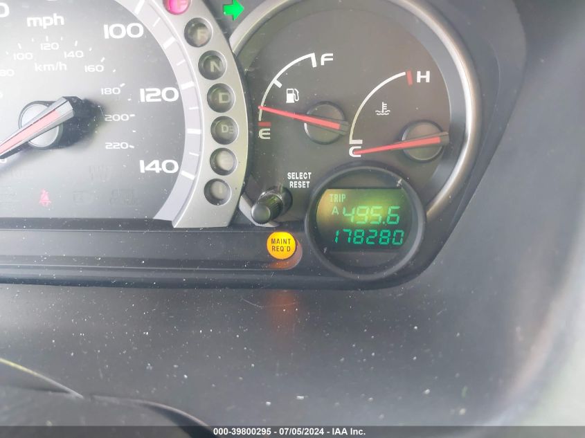 2003 Honda Pilot Ex-L VIN: 2HKYF18703H591740 Lot: 39800295