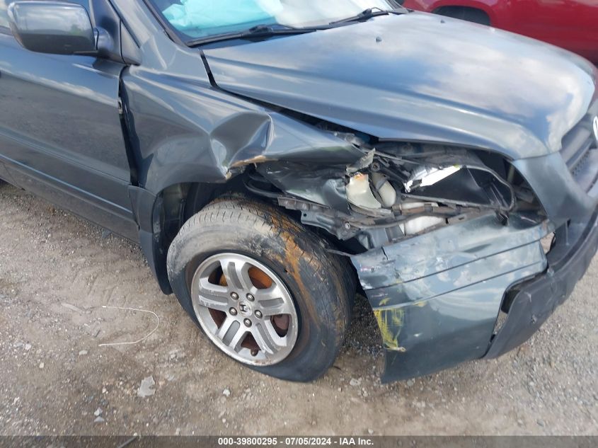 2003 Honda Pilot Ex-L VIN: 2HKYF18703H591740 Lot: 39800295