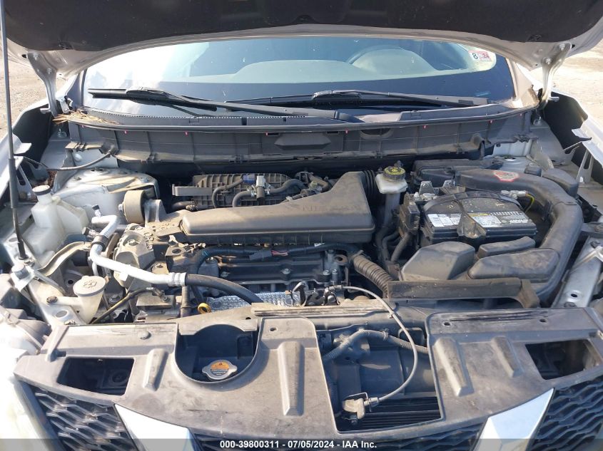 2016 Nissan Rogue S VIN: KNMAT2MT1GP639890 Lot: 39800311