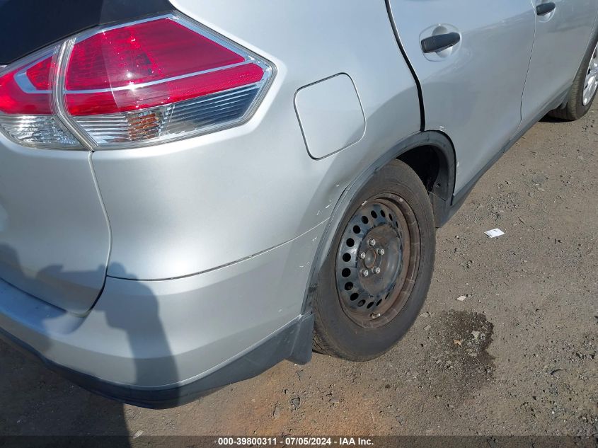 2016 Nissan Rogue S VIN: KNMAT2MT1GP639890 Lot: 39800311